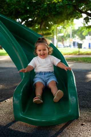 Mia at the top of the slide