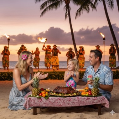 Luau dinner photo found by Lorebird